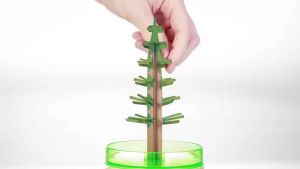 DIY Growing Tree Paper Sakura Crystal Trees Desktop Cherry Blossom Toys Handmade Christmas Tree Craft Kit Valentines Day Gift