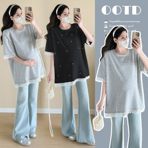 Áo Thun Rộng Thiết Kế Ren Sáng