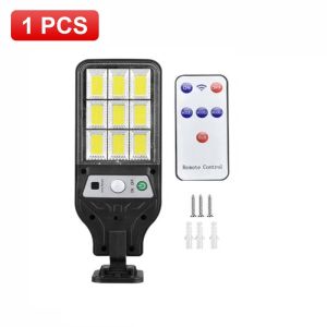 Super Bright 316/192/120 LED Outdoor Solar Lamp With IR Sensor Long Lasting Waterproof Solar Light For Garden Street Garage