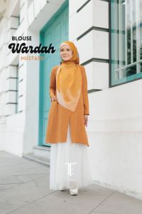 Blouse Wardah Plain Ironless by Theaza