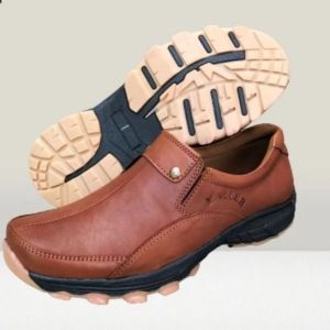 Sepatu Pria Kulit asli100% Casual Slip On slop Sepatu Santai 09