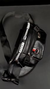 Tas Selempang Kulit PU POLO AMSTAR Waistbag Tas Pinggang Anti Air