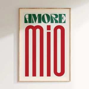 Minimalism Decor Posters Quotes Wall Art Canvas Painting Inspired Music Ciao Amore With Love Prints Living Room Home Decor