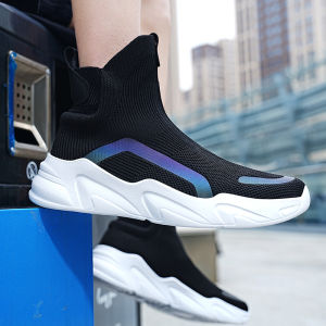 ORNGMALL Socks Running Shoes Men Sneakers Sports Shoes for Men  Breathable Casual Elasticity Platform Vulcanize Ankle Boots 36-48