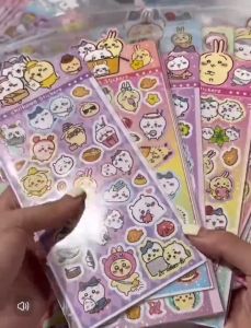 (READY STOCK) Chiikawa Tape Handbook Decoration Stationery Kid Present Gift 吉伊卡哇纸胶带套装手账胶带儿童礼物 diy pelekat tape sticker