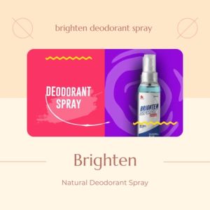 Brighten Deodorant Spray tawas cair penghilang bau ketiak dan badan non alkohol/deodorant wanita-deodorant pria-deodorant tawas spray-deodorant anti bau badan-ORIGINAL FRESH memutihkan Cellummm