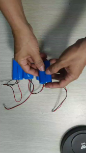 Pin sạc 18650- 3.7v loại có dây chân rắc cổng nối 2.54 -1cell (2 viên đơn ghép lại) dùng cho thiết bị điện tử PN 8006