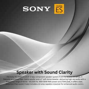 SONY SPEAKER COMPONENT 6.5" 2-WAY RATED 60W RMS 90W PEAK POWER 270W (Sold as Pair)