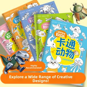 JUANJUANYUN | Sketch Copying Training & Coloring Drawing Book