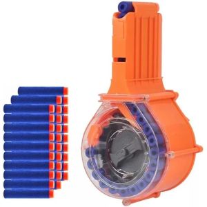 25 Hộp Đạn Tròn Dành Cho Phụ Kiện Súng Đồ Chơi Nerf N-Strike Elite Series Với 30 Mũi Tên Nạp Lại Dành Cho Cả Nam Và Nữ Từ 12 Tuổi Trở Lên