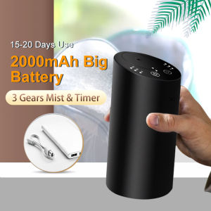 MLK Luxury Wireless Mini Aroma Diffuser – Waterless USB Essential Oil Scent Machine for Car & Home