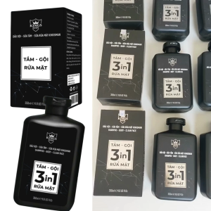 Tắm Gội Rửa Mặt KingsMan 3 in 1 Hương Thơm Nước Hoa 350ml Dành Cho Nam