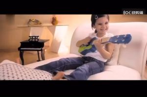 Cartoon Ukulele Cute Small Guitar Musical Instrument Developments Interactive Guitar Music Toy Fun Toy