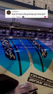 Decal Yamaha WR155 Stiker wr 155 Decal tosca hologram silver supermoto full body custom