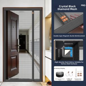 SHULIAN | Magnetic Mosquito Proof Door Curtain For Security Doors