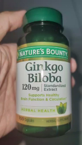 Natures Bounty Ginkgo Biloba 120Mg (100 Capsules)