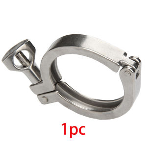 304 Stainless Steel Tri Clamp 1.5" 2"  (50.5 64 77.5 119mm) Clover Ferrule Fittings Water pipe Quick-Release Metal Nipple Clamps