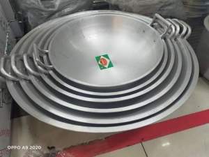 6PCS TALYASE SET (K- #1-62CM ) K-#2-57CM) K-#3-50CM ( K-4-46CM ) K-#5-42 TALYASI (#1- 38CM ALUMINUM BIG SIZE & HEAVY DUTY COOKWARE