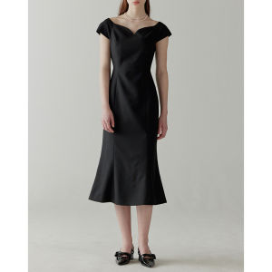 PIAOYA | Slimming Elegant Office-Appropriate Dress Medium Length