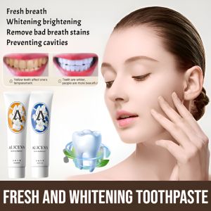 Fresh And Whitening Toothpaste Teeth Whitening Cleaner Plaque Remover Deep Cleansing Fresh Breath Repair Gum Problem