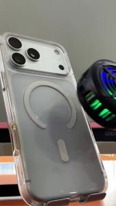 GOOJODOQ RGB Mobile Phone Cooler Magnetic Back Clip on Dual-use TEC Efficient Cooling Low Noise Mini Portable Flexible Phone Mount