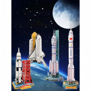 TIANHANYU | Educational 3D Space Rocket Puzzle Toy