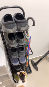 Shoe rack Upgraded version Shoe rack HDB/BTO shoe storage Multi-layer Anti-rust Iron mesh Shoe storage