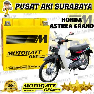 PUSAT AKI SURABAYA MOTOBATT MTX5AL 5 AMPER MOTOR HONDA ASTREA GRAND LEGENDA MEGAPRO PRIMUS GM5Z GT6A YB5LB YT7C