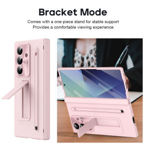 For Samsung Galaxy Z Fold 7 Fold 6 case stand with pen case film hinge full cover protective case