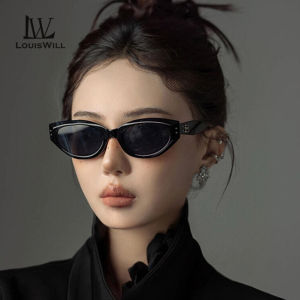 Louiswill phụ nữ Kính mát Retro Mèo Kính râm Mắt khung hẹp thời trang mùa hè Kính mát UV400 bảo vệ kính mát phân cực bảo vệ mắt kính Kính râm