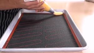 Tấm Lót Nướng Bằng Silicon Tấm Lót Lưới Chống Dính Thân Thiện Với Môi Trường Chịu Nhiệt Cho Lò Nướng Sợi Thủy Tinh Thoáng Khí Dụng Cụ Nấu Nướng