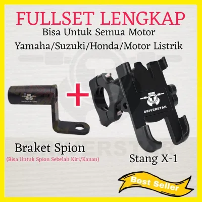 (FULLSETT) Holder Motor Spion / Holder Motor Stang Universal X1
