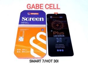 LCD INF X6515/X6516/SMART 7/7 HD/7 PLUS/ITEL A60S/TECNO SPARK 10C/SPARK GO 2023/X669/ITEL A70/HOT 30I/ITEL S23/ITEL A50/A05S/A66L/ITEL P40/A60/POP 7/POP 7 PRO BLACK FULLSET TOUCHSCREEN SHINE STAR