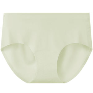 AIMO | Earsey Womens Ultra-Thin Antibacterial Ice Silk Briefs Mid-Waist Mulberry Silk Triangle Shorts Underwear Breathable Comfortable