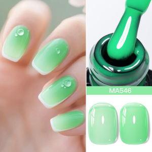 7ml Blood Red Jelly Gel Nail Polish Sheer Translucent Nail Gel for Manicure Nail Supplies Semi Permanent UV Led Gel Varnish DIY