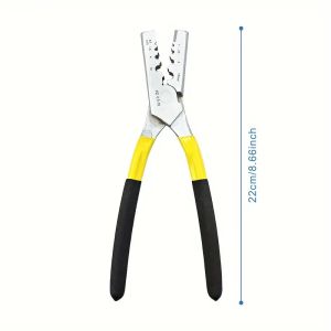 PZ0.5-16 250pcs Kit GT Copper Connecting Pipe Wire Joint Small Copper Tube Terminal Cable Lug Ferrule Hand Crimping Tool