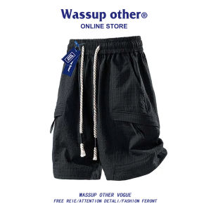 Japanese Style Workwear Shorts Male Summer Trendy Casual