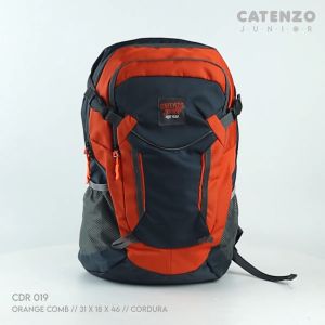 New Catenzo Junior Tas Ransel Anak Laki laki CDR 019 ORANGE KOMBINASI