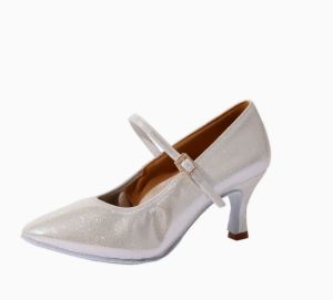 Professional modern dance shoes womens soft soled sequined Latin dance shoes