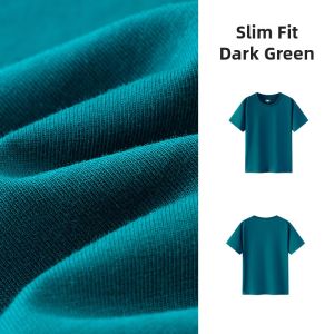 Semir | Round Neck White Plain Slim Fit T-Shirt