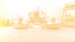 SUPRA Panci Fry pan 24cm stainless SUS 304 professional series handle + tutup kaca+ steamer pastel Lavender impact bottom / wajan masak tumis komplit