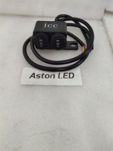 Saklar Motor Lampu ON OFF ON 2 Tombol Double Bracket Spion Saklar