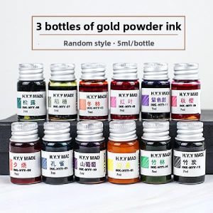 Handmade Crystal Glass Dip Pen Set Gradient Color Retro Student Use Inkwell Steel Pen Internet Famous Gift Box Cultural Supplies