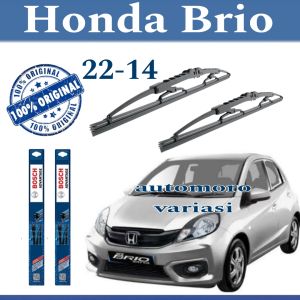wiper Pembersih Kaca Mobil Honda Brio Lama/Old Wiper Blade Bosch Advantage 22 - 14