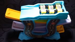 02196 Đồ Chơi Vận Động Cho Bé Bãi Đỗ Xe Phễu Thả Xe Vui Nhộn Mẫu 4 Tầng