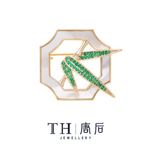 TH | New Chinese Style Elegant Bamboo Brooch