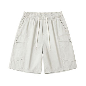 Mark Fairwhale | Cotton Work Style Summer Breathable Loose Multiple Pockets Shorts
