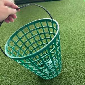 Golfball Hoop Ball Storage Vintage Ball Basket Storage Bucket Container Practice Golf Range Basket