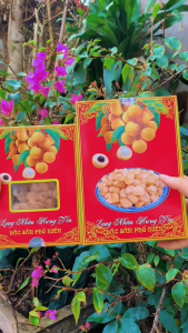 Hộp 1 Kg Long Nhãn Sấy Khô Hưng Yên Loại 1 Không Đường