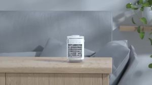 Afdeal | Portable Cold Air Conditioner Evaporative Air Cooler Mini Usb Table Fan Desktop Air Conditioning Fan Humidifier for Home Room